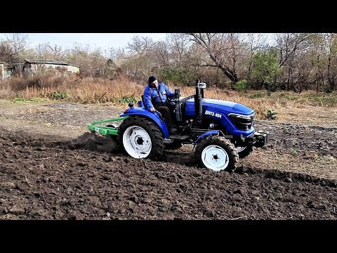 Видео: Бесплатная Вспашка на Пай и Вспашка ДМТЗ 404 с Плугом 2х30 !