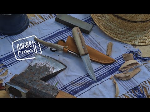 Видео: САМОДЕЛЬНЫЙ НОЖ ИЗ МЕХПИЛЫ /Р6М5+КЛЁН/ НОЖ ПО ФИНСКИМ МОТИВАМ