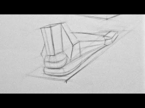 Видео: Рисунок экорше стопы и не только (Уроки скульптуры и рисунка)