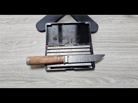 Видео: Заточка ножа из дамасской стали, ошибки полировки