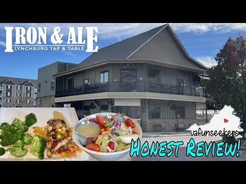 Видео: Наш обед в Iron & Ale прошёл не по плану | Линчберг, Вирджиния