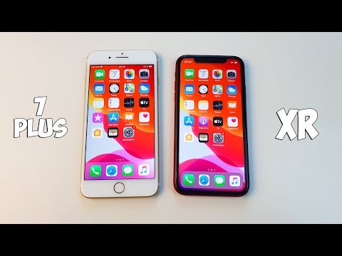 Видео: IPHONE 7 PLUS VS IPHONE XR - КАКОЙ ТЕЛЕФОН ЛУЧШЕ? ПОЛНОЕ СРАВНЕНИЕ!