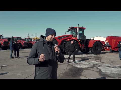 Видео: Презентация новинок Петербургского тракторного завода. Трактор Кировец К-7М,  К-525 и К-530.