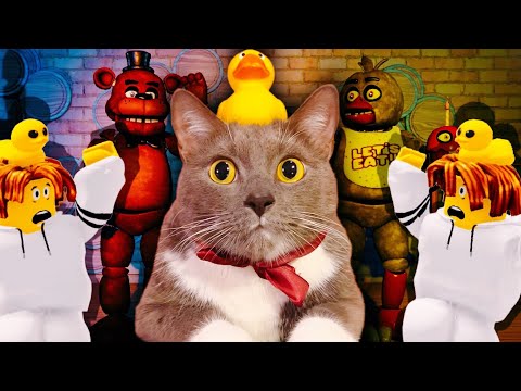 Видео: ЛОТКОВ ИГРАЕТ в FNAF РОБЛОКС!