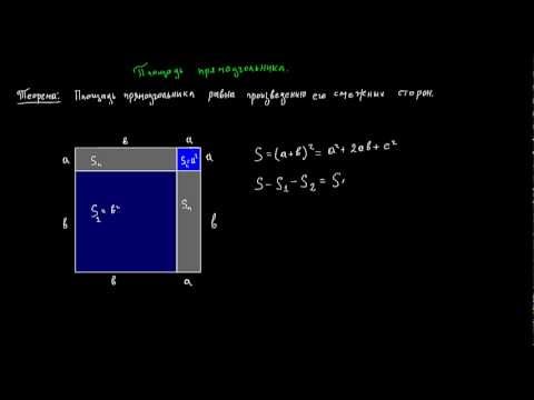 Видео: Площадь прямоугольника