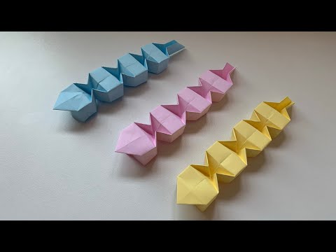 Видео: Как сделать ходячую змею из бумаги — Бумага становится искусством