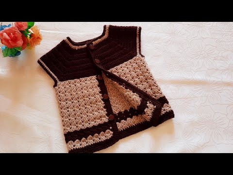 Видео: Чаķалоķлар нимчасини тýқиш/Chaqaloqlar nimchasini to'qish/Вязание жилета