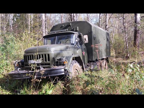 Видео: Едем в заброшенную деревню на ЗИЛ-131.