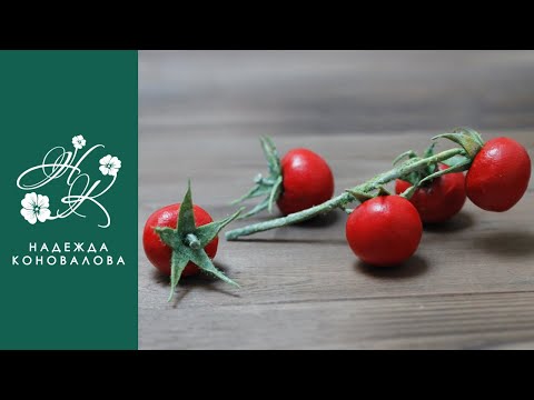 Видео: Помидоры черри из фоамирана l Летний овощной венок из фоамирана