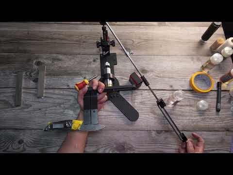 Видео: Заточка копии Kershaw Launch, сталь D2 и как не надо делать))