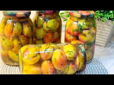 Видео: ♥️İÇİ DOLDURULMUŞ GAVALI TURŞUSU 😋👍🏻ФАРШИРОВАННАЯ СЛИВА  #tursu #gavalı #qışahazırlıq