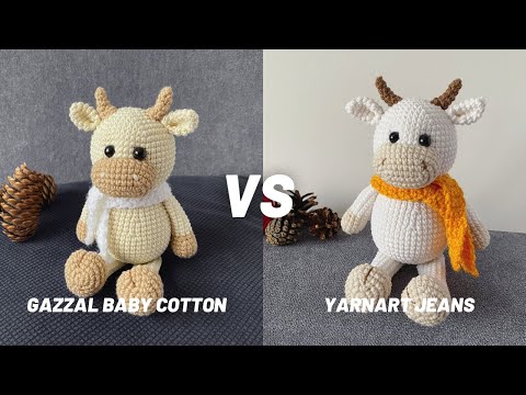 Видео: Gazzal Baby cotton vs YarnArt Jeans | Что выбрать? | Плюсы и минусы