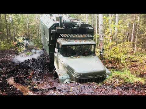Видео: ЗИЛ-131 и другие. Такого никто не ожидал! Маршрут через болото на внедорожниках. Бездорожье 2019.