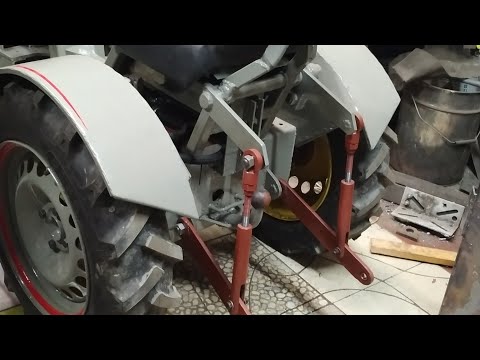 Видео: Размеры навески. Минитрактор переломка 4*4