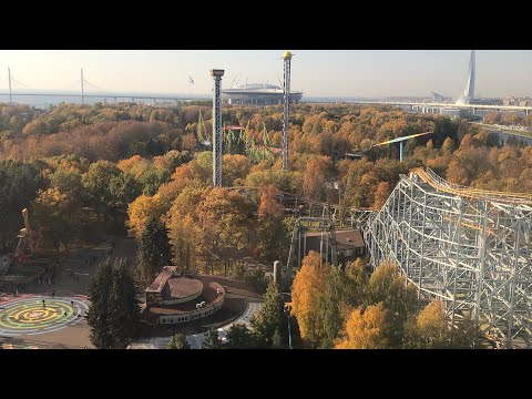 Видео: САНКТ-ПЕТЕРБУРГ. ПАРК-АТТРАКЦИОНОВ ДИВО ОСТРОВ.ОКТЯБРЬ 2021.