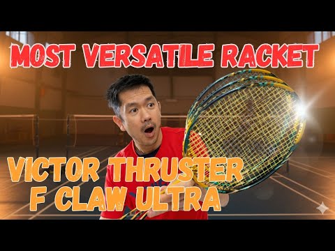 Видео: Это самая универсальная ракетка для бадмитона? Victor Thruster F Claw Ultra