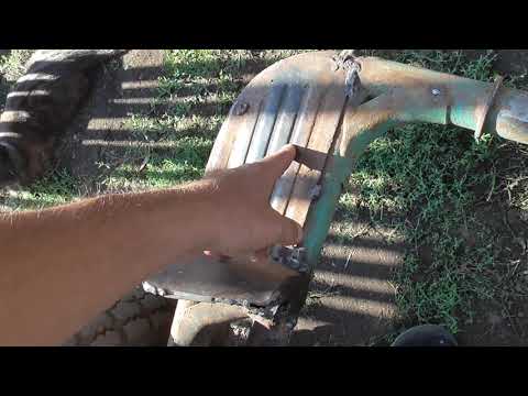 Видео: Прицеп к мотоблоку из колясок мотоцикла ИЖ.  часть 1