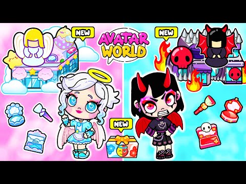 Видео: АНГЕЛ 😇 vs ДЕМОН 😈 в Аватар Ворлд | Toca Life World