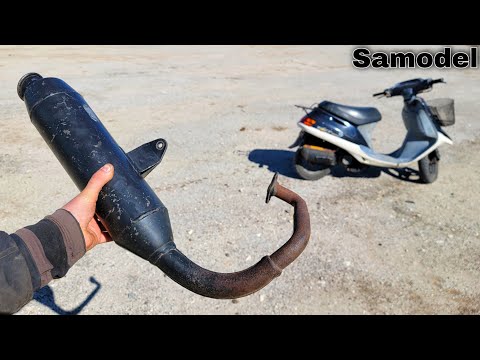 Видео: Выхлоп Daytona - Honda Tact