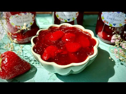 Видео: Клубничное Варенье:  Новый рецепт ! 🍓Вкусно и быстро! 🍓Целые Ягоды! 🍓Минимум Сахара!