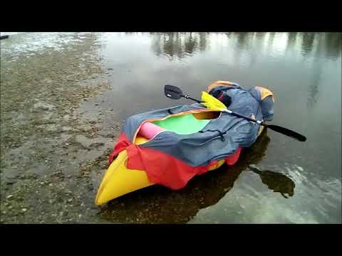 Видео: Одиночный сплав среди льдов по р.Лозьва. Северный Урал. Октябрь 2017