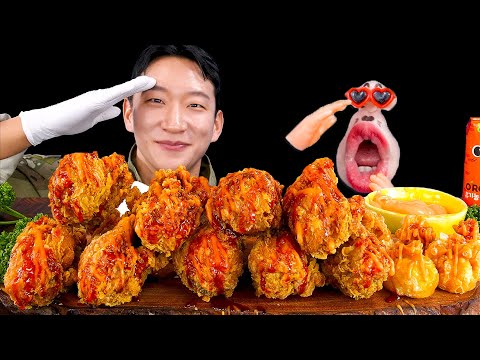 Видео: (SUB) Куриная вечеринка с корейским спецназом UDT (kkkong_S)! | REALMOUTH ANIMATION ASMR MUKBANG