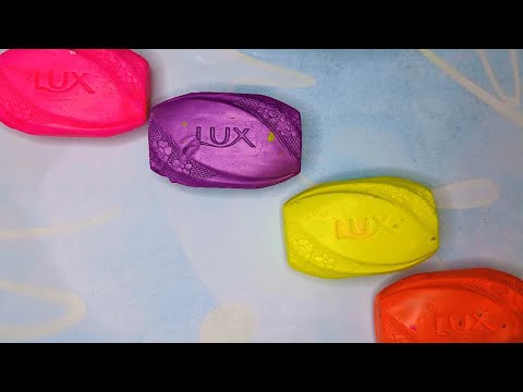 Видео: ASMR/Резка сухого цветного мыла LUX №3/ Cutting Dry Colored Soap LUX №3