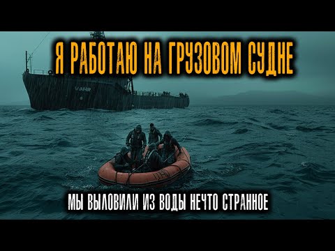 Видео: Я работал на грузовом судне в Тихом океане. Мы выловили спасательный плот… Он не был человеком.