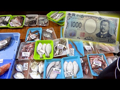 Видео: Сумасшедший шопинг на утреннем рынке за 1000 иен! Самый роскошный обед в истории!?