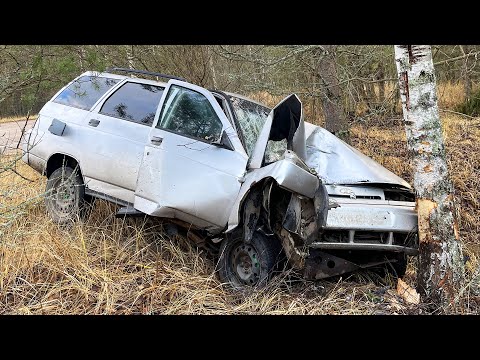 Видео: ДЕШЁВЫЙ ТАЗ VS ДЕРЕВО НА 70КМ/Ч! МАШИНА В МЯСО?