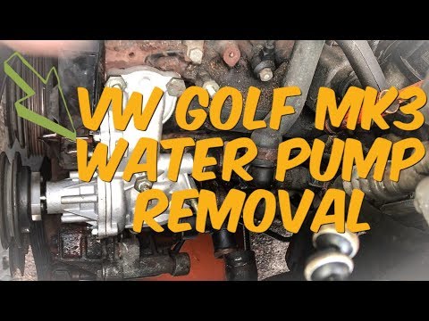 Видео: Замена водяного насоса Vw Golf MK3