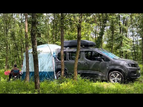 Видео: КЕМПИНГ С НОВЫМ КЕМПЕРОМ - RIFTER BERLINGO COMBO PROACE #vanlife #diy #camperbox