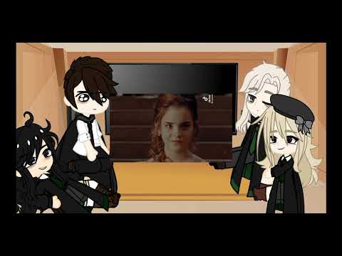 Видео: ~ Реакция молодых пожирателей + Нарцисса на Dark Golden Trio ~