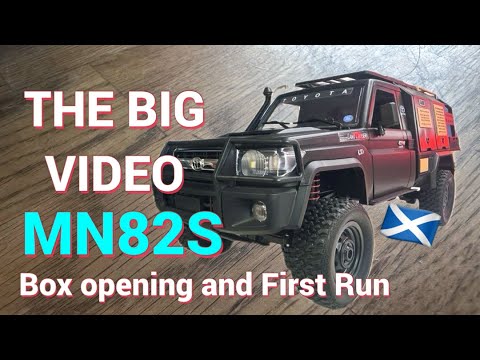 Видео: Открытие коробки MN82s и первый запуск. БЮДЖЕТНЫЙ РУЛЕВОЙ ГРУЗОВИК