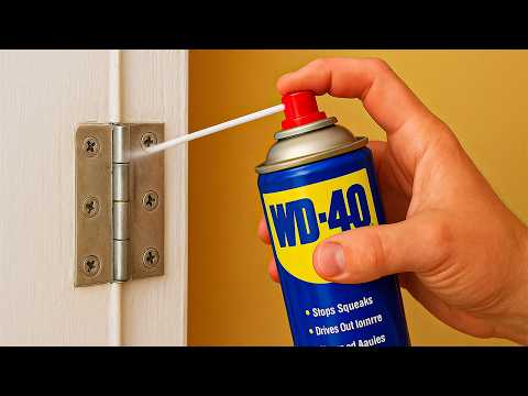 Видео: Почему я этого не знал! Спрей WD-40 решит любую проблему в вашем доме!