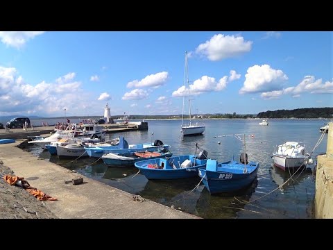 Видео: Walking in Primorsko - Summer Walk Bulgaria - Приморско Болгария, Bulgarien