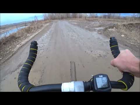 Видео: Усть-Каменогорск. По узкоколейке на Риддер на велосипеде. Бабкина мельница.