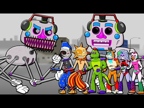 Видео: ТОП 10 СЕРИЙ АНИМАТРОНИКОВ ФНАФ 9! FNAF 9 Security Breach Мультик Анимация