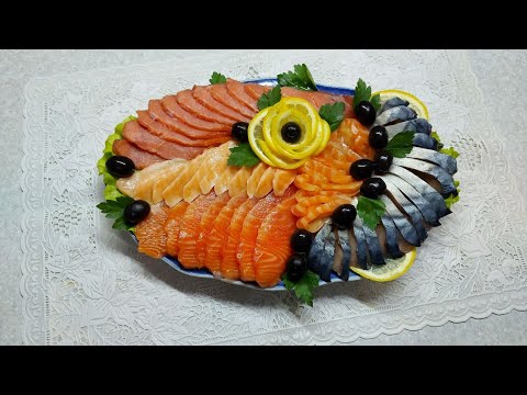 Видео: Рыбная нарезка