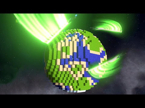 Видео: ЧТО ВНУТРИ ПЛАНЕТЫ ИЗ КУБИКОВ? ► Solar Smash #8