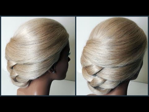 Видео: Супер оригинальный быстрый Вечерний и Свадебный пучок.Original fast evening and wedding hairstyle