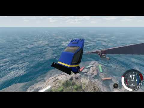 Видео: BeamNG drive 2 часть спуск без тормозов