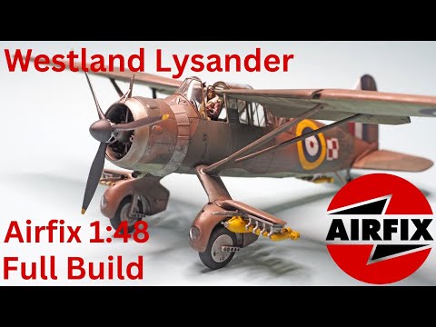 Видео: Airfix Westland Lysander 1:48 Полная сборка