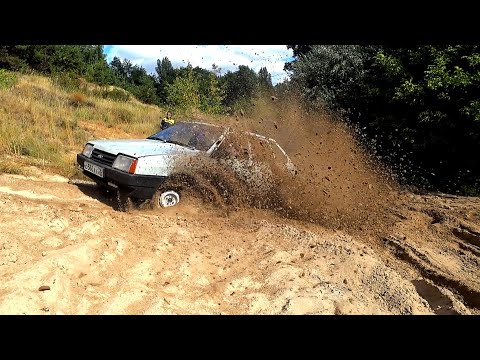 Видео: ЛЕГЕНДАРНАЯ ДЕВЯТКА против SUBARU, НИВЫ, ВОЛГИ, AUDI, MERCEDES, SUBARU. ОФФРОАД на  СЕДАНАХ.