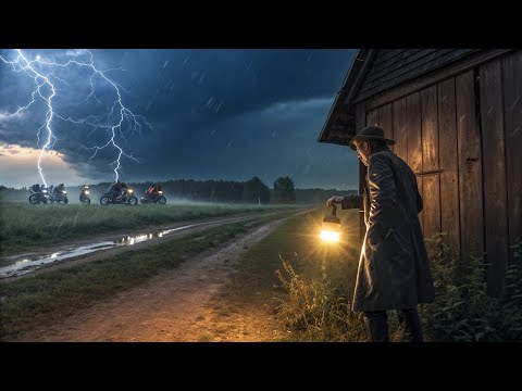 Видео: Ночью В Грозу К Его Дому Пришли 50 Байкеров… А Дальше Произошло НЕОЖИДАННОЕ!