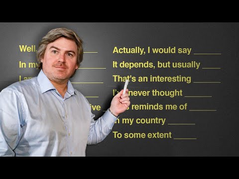 Видео: IELTS Speaking — наиболее распространённые способы начать ответ