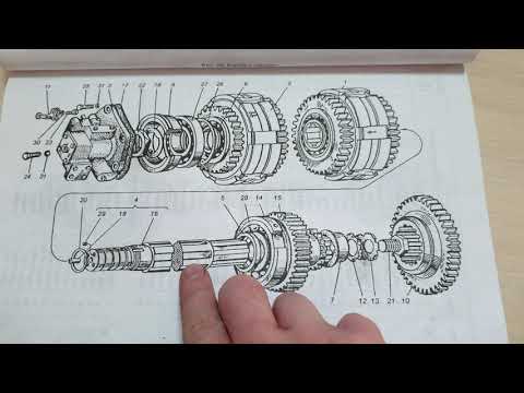Видео: Вторичный вал КПП Т-150К и всё, что на нём стоит