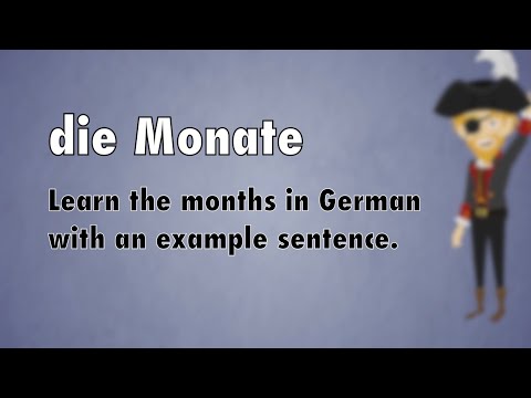 Видео: Немецкий язык для начинающих: месяцы по-немецки