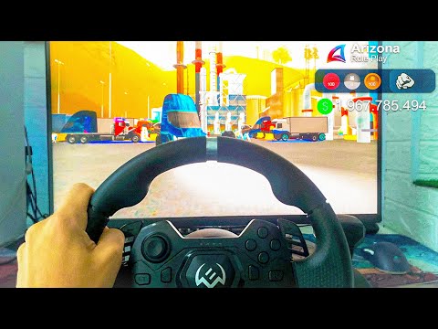 Видео: ИГРАЮ НА ИГРОВОМ РУЛЕ в АРИЗОНА РП - В ЧЕМ ПЛЮСЫ?