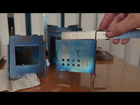 Видео: Печь щепочница титановая. Firebox Ultralight Titanium Nano Stove G2